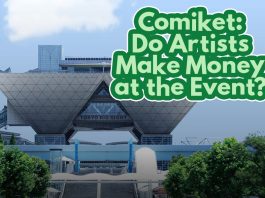 A cover of a blog article with the text, "Comiket: Do Artists Make Money at the Event?"