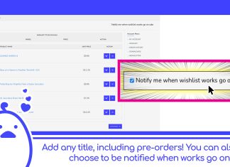 New Website Function: Wishlist Notification
